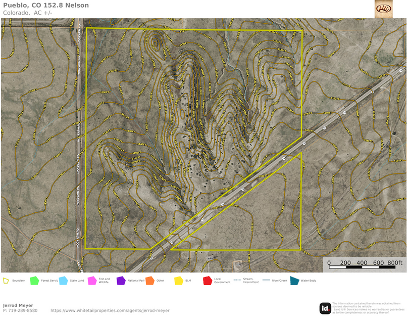 Pueblo, CO 152.8 Nelson Topo