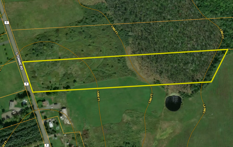 Schoharie Co. 10.96  Delsey properties Contour lines 