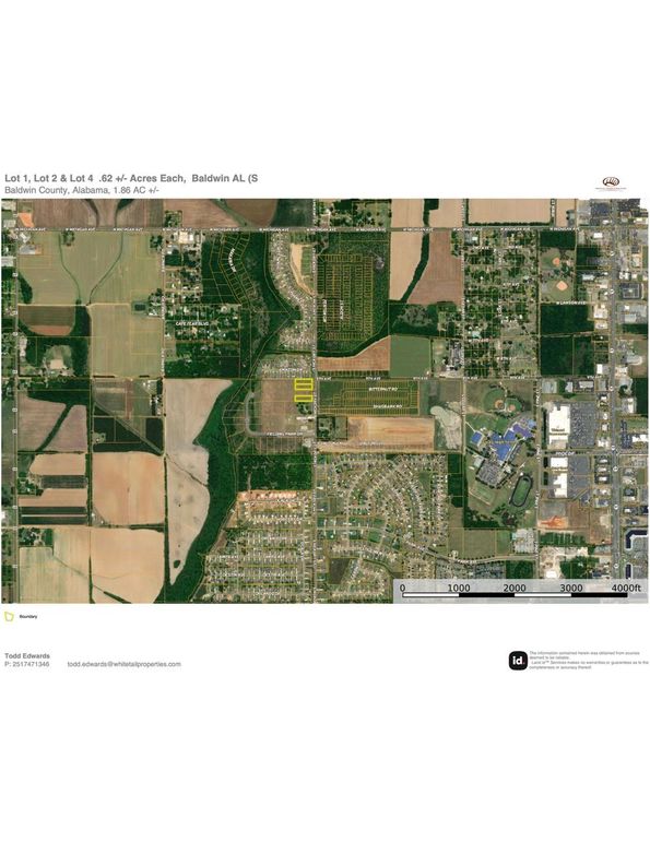 Aerial #2 Lot 1, Lot 2, & Lot 4 Baldwin County, AL