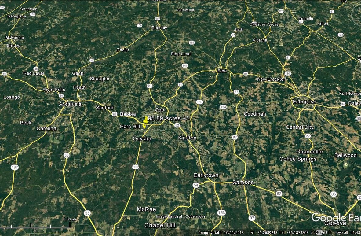 Aerial #6 Approx. 95.89 Acres Covington County, AL