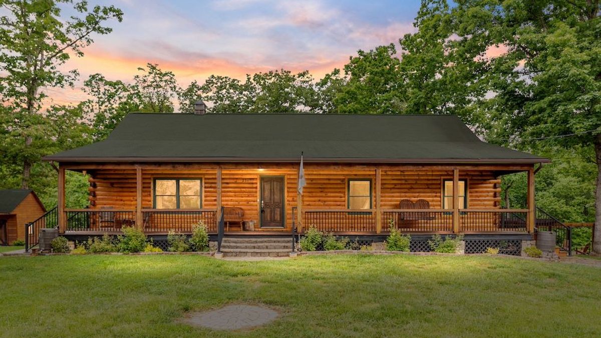 Rustic Log Cabin On Wooded Acreage | Whitetail Properties