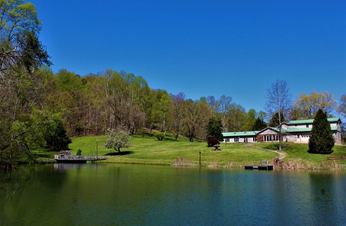 001 absolutely picturesque moment of the jaw dropping home above the pond