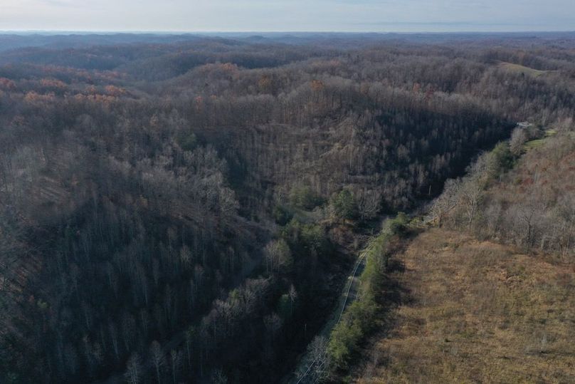 035 aerial drone shot of the south section of the property