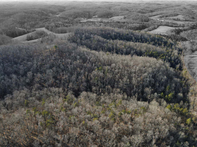 009 great aerial view looking over the properties rolling terrain