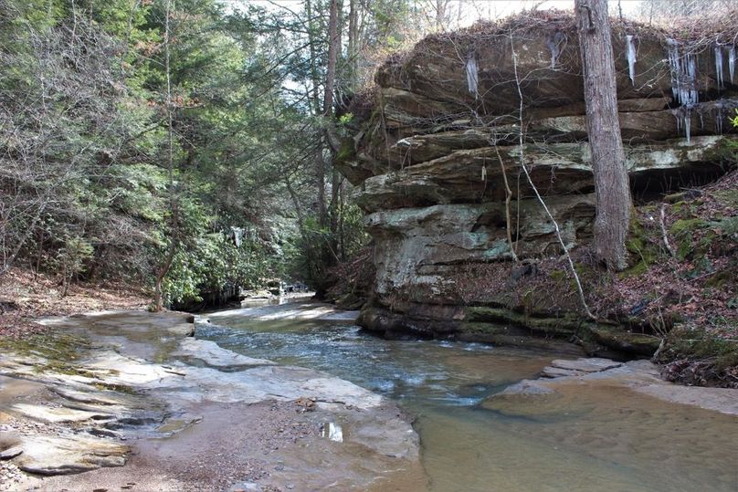 016 beautiful rock feature near the southwest corner and entrance of the property