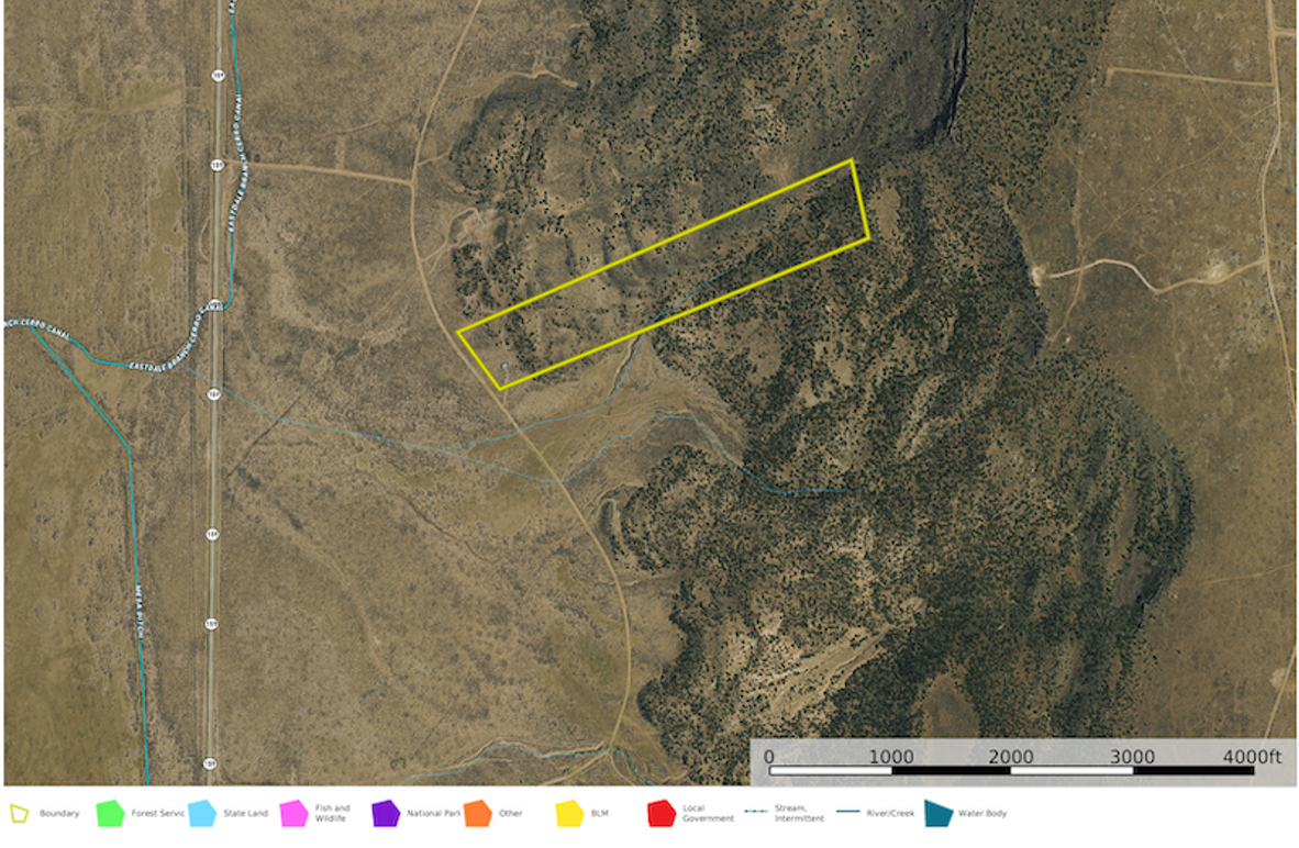 Costilla, CO 38.96 Napier - Aerial 1