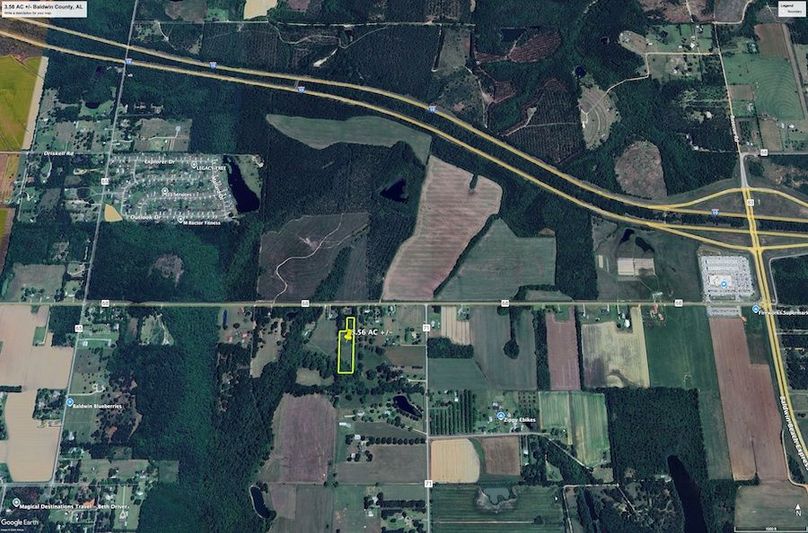 Aerial #6 Approx. 3.56 Acres Baldwin County, AL