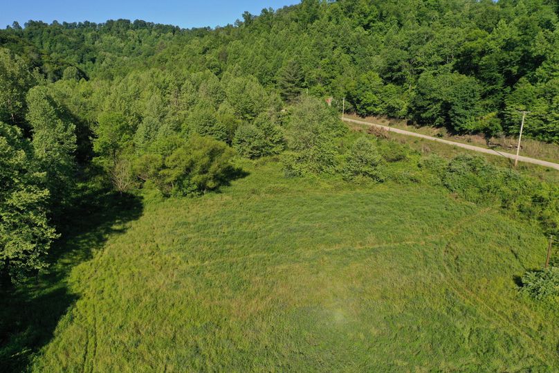 026 low elevation drone shot of the 2 acre portion along Hwy 378