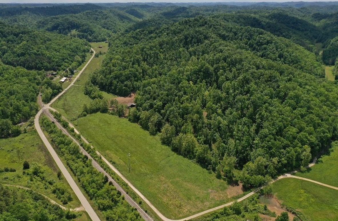 003 beautiful drone shot from the northwest boundary looking over the property