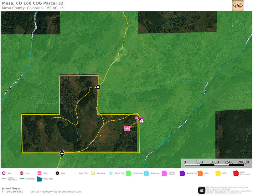 Mesa, CO 160 COG Parcel 32 Aerial 1