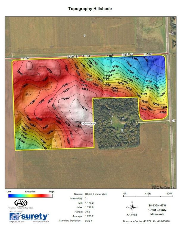 Hillshade Topography