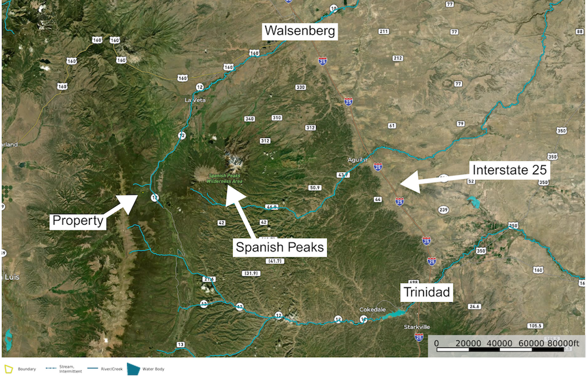 Huerfano CO 1.25 Place - Aerial 2
