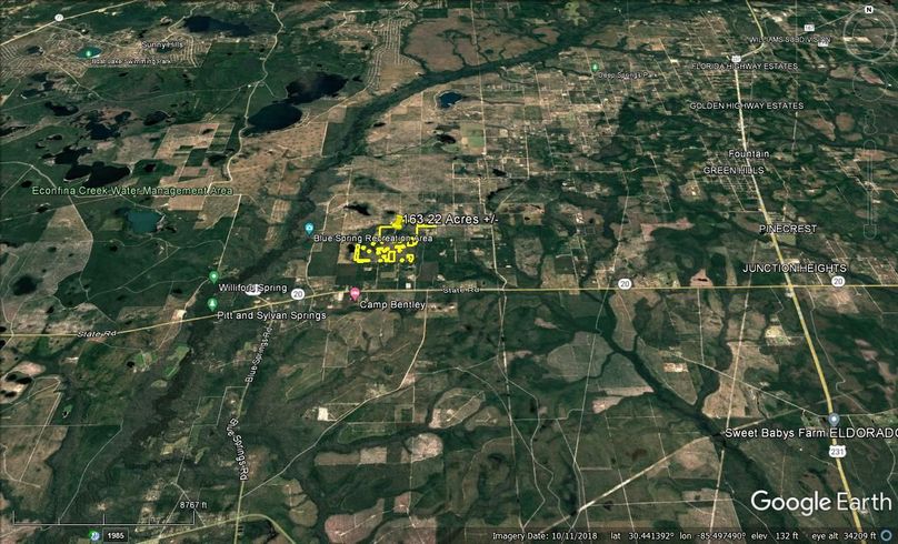 Aerial #6 Approx. 163.22 Washington County, FL