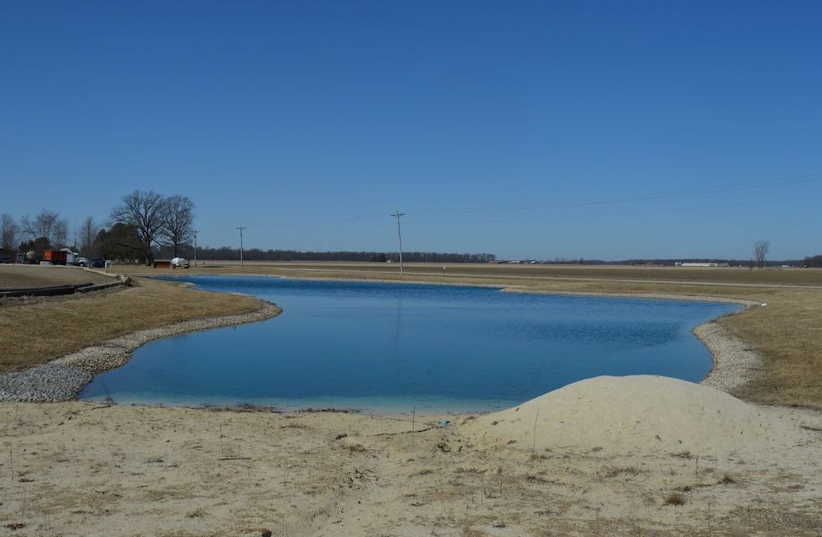 Beach at pond 1