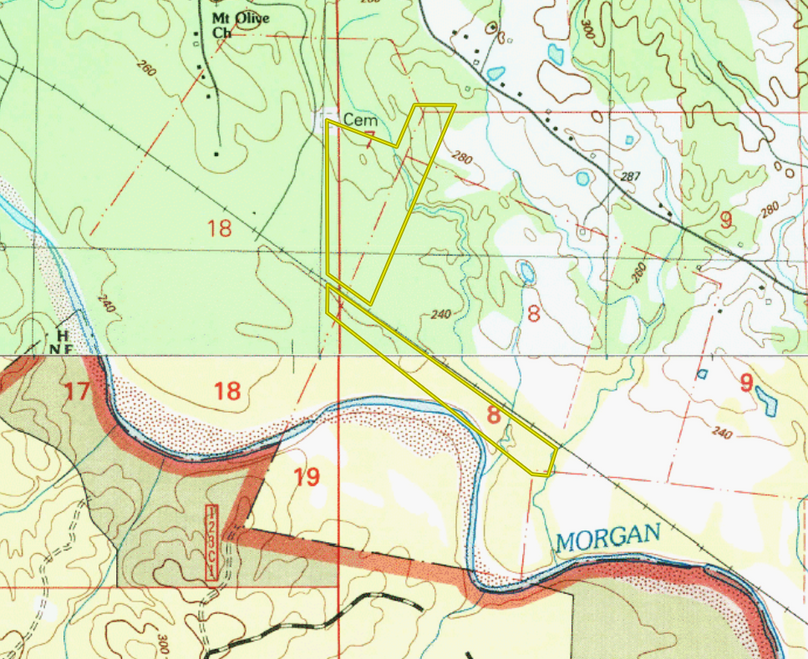 66 ac. Franklin co. Topo