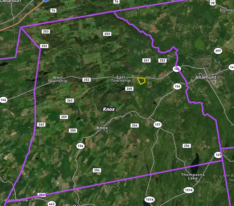 Albany Co 32.06 Uhl-Miller Township Map