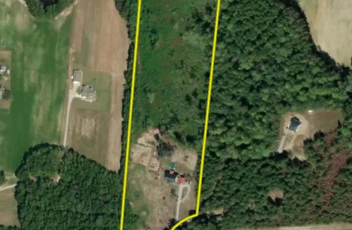 Aerial closeup