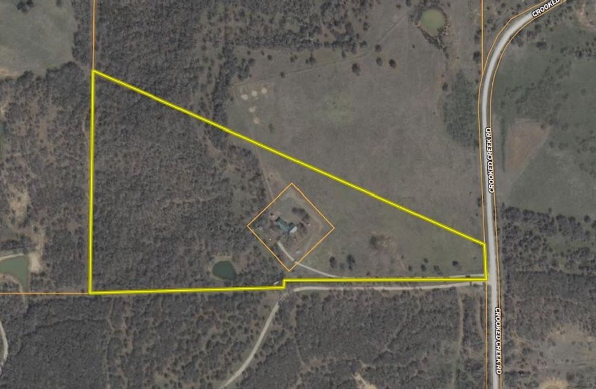 New Crooked Creek Map Without Contours