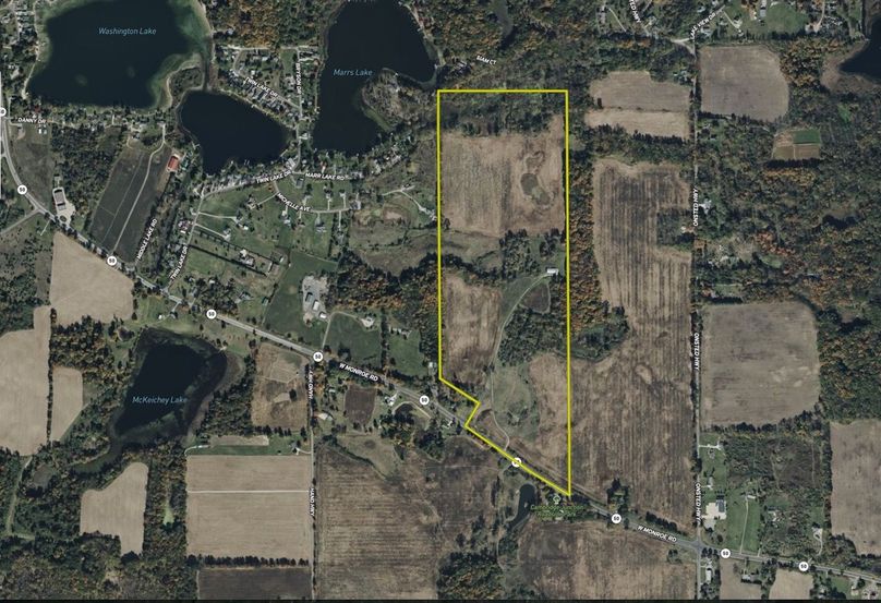 Lenawee Co MI 464.24.aerial.tract 1 Large