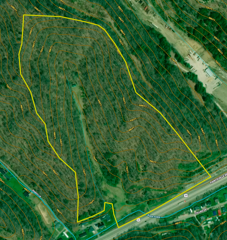 046 LandiD overview of the property with counters and waterways