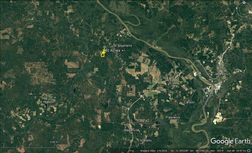 Aerial #6 Approx. 40 Acres Washington County, AL
