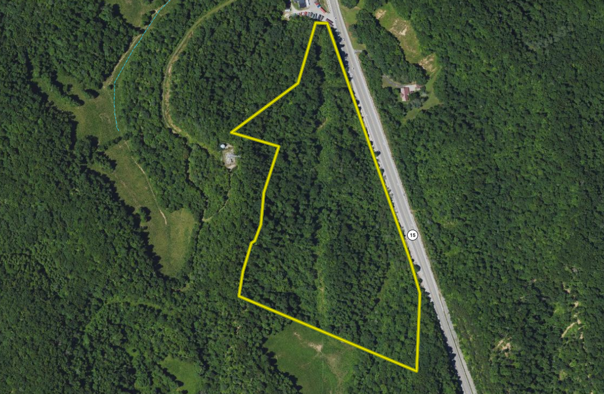 019 Wolfe 28 Land ID aerial map with boundary footprint