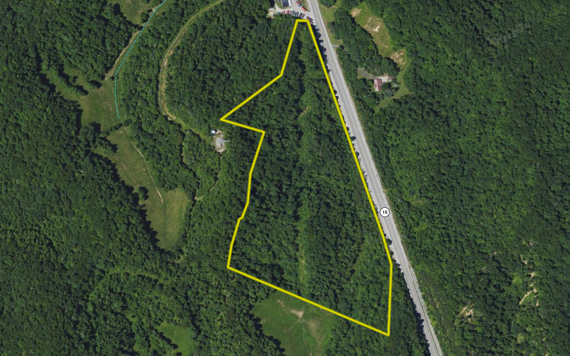019 Wolfe 28 Land ID aerial map with boundary footprint