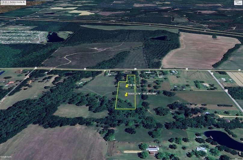 Aerial #2 Approx. 3.56 Acres Baldwin County, AL