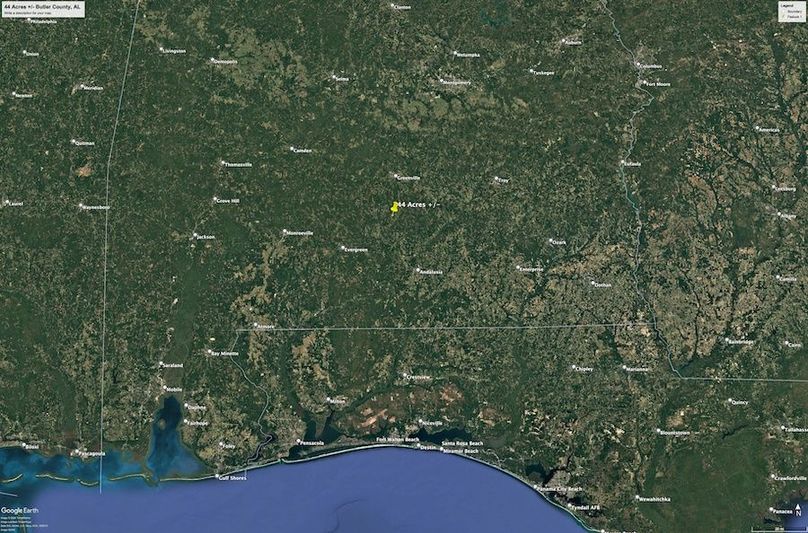 Aerial #8 Approx. 44 Acres Butler County, AL