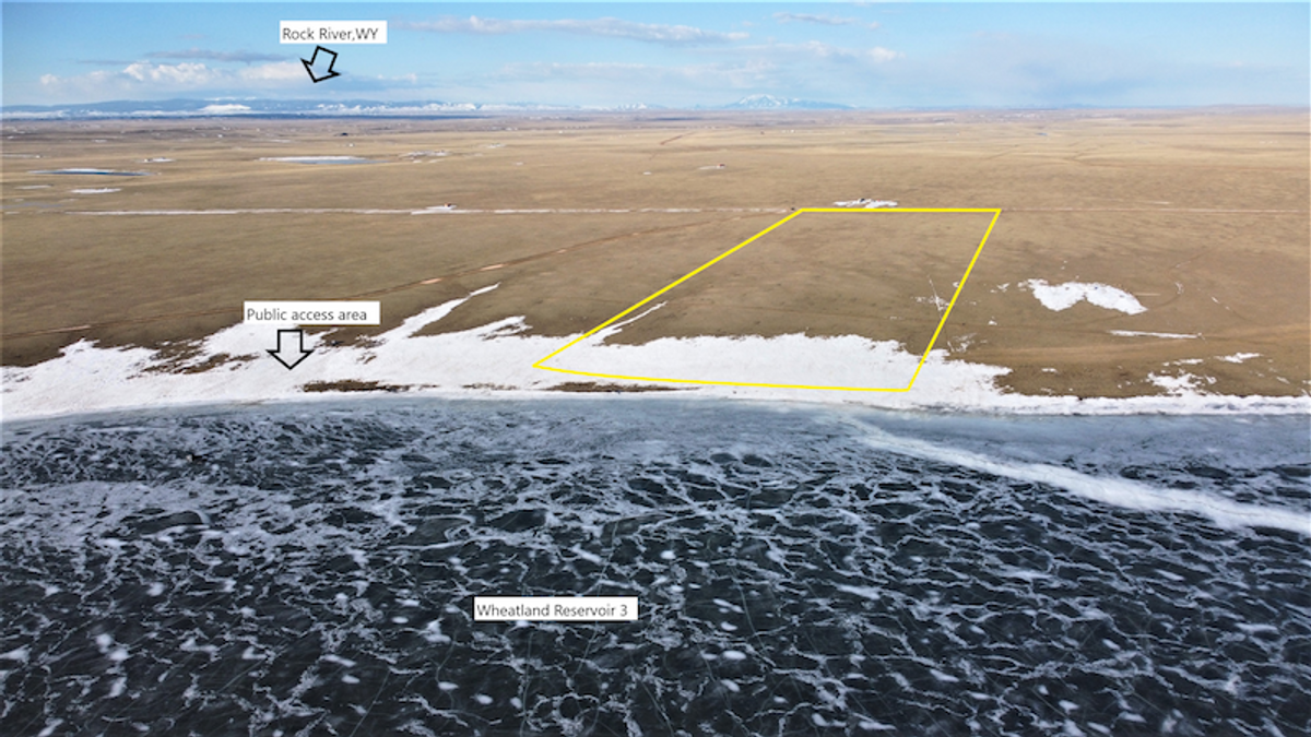 Lake Front Property On Wheatland Reservoir 3 Whitetail Properties