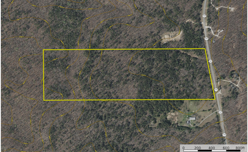 Contour Map - Parker Estate