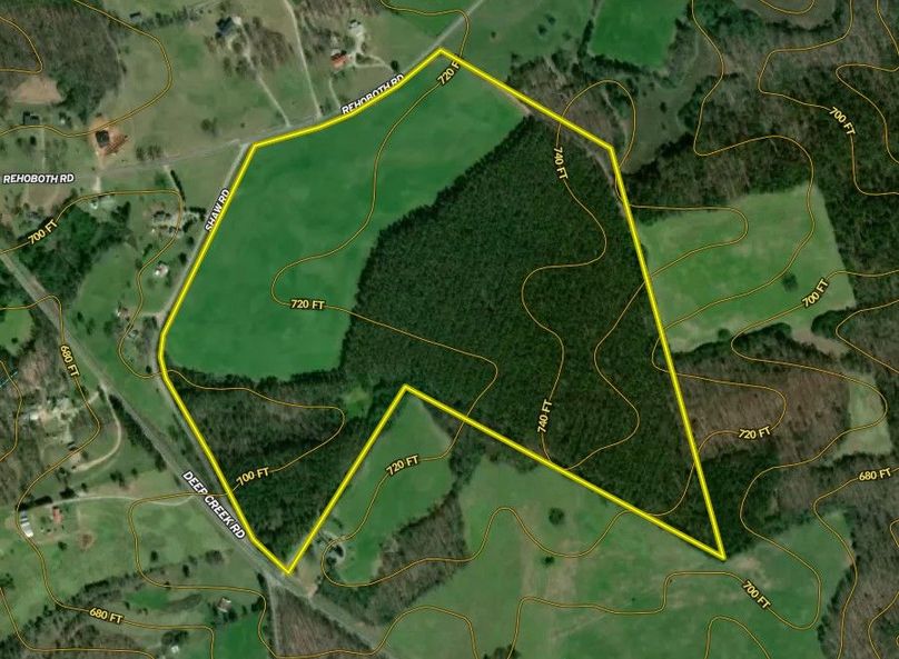 Elbert county 81.50 acres map