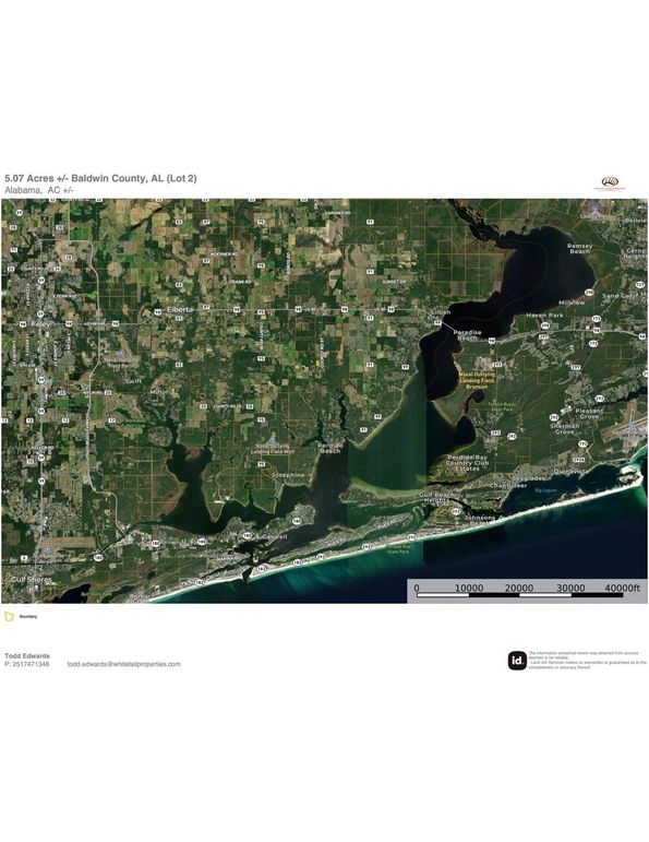Aerial #3 Approx. 5.07 Acres Baldwin County, AL