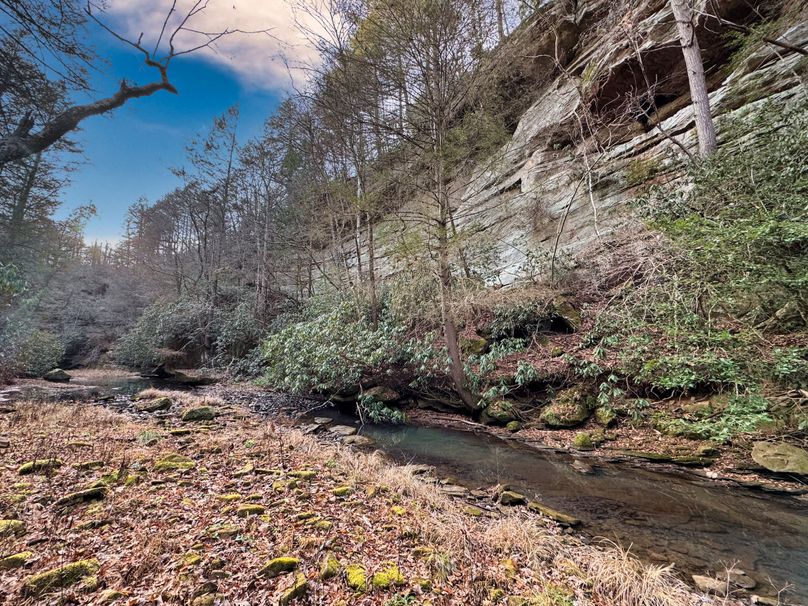 015 more awesome rock walls along the creek