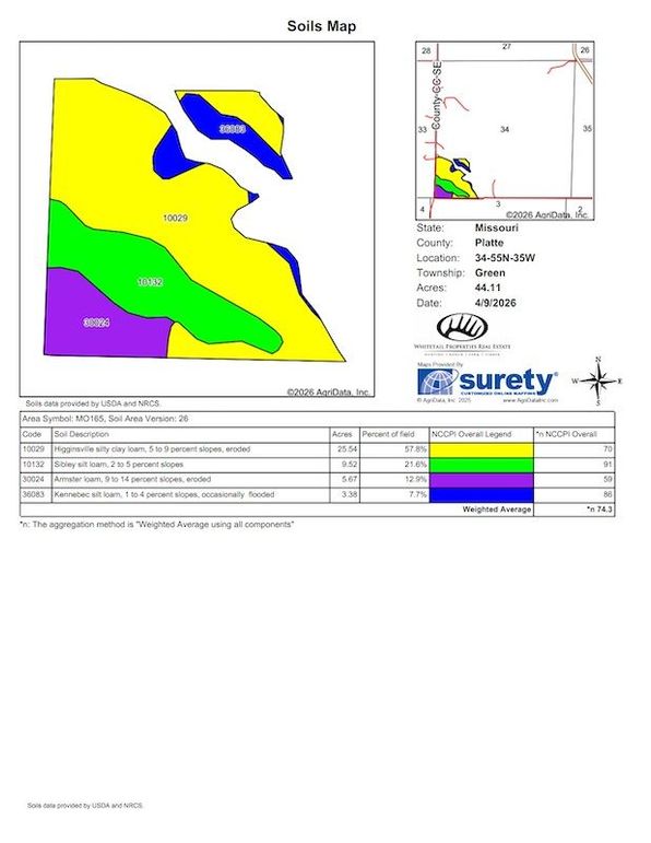 Meyer 55.15 Soil Map