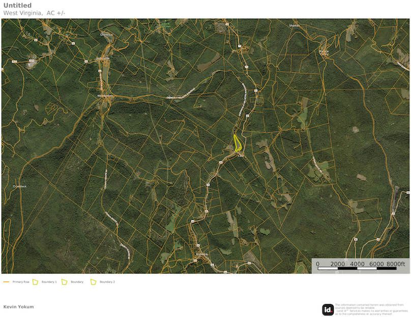Randolph Co WV dark horse cabin 1 map 4 overview