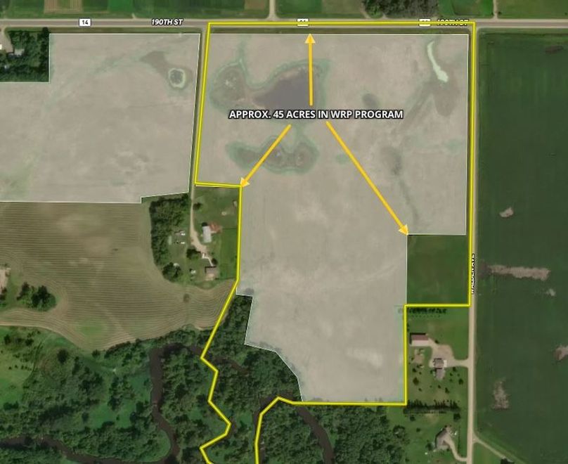 WRP Area-Acreage Map