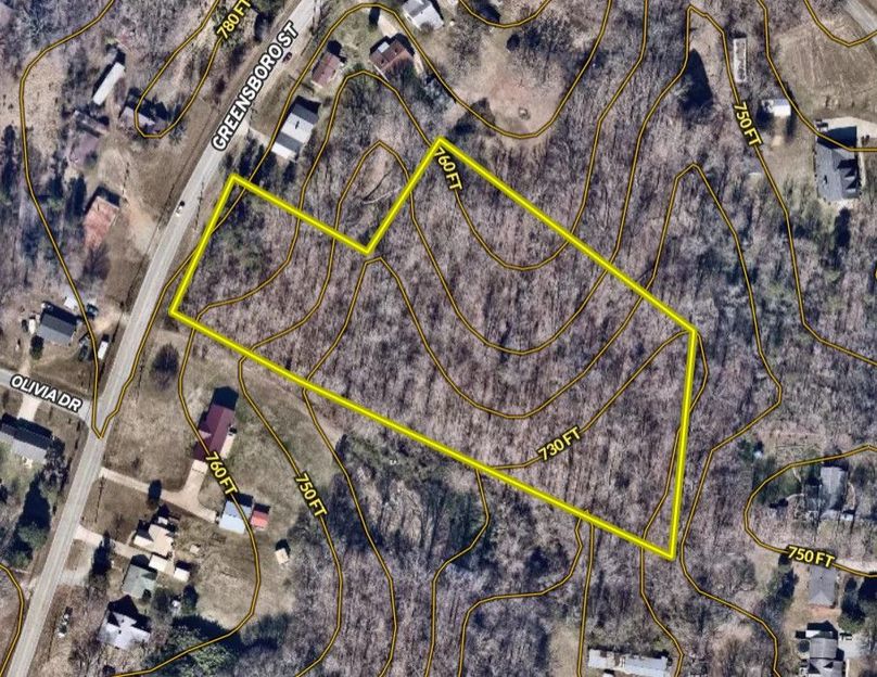 Davidson County, NC 4.14 Contours