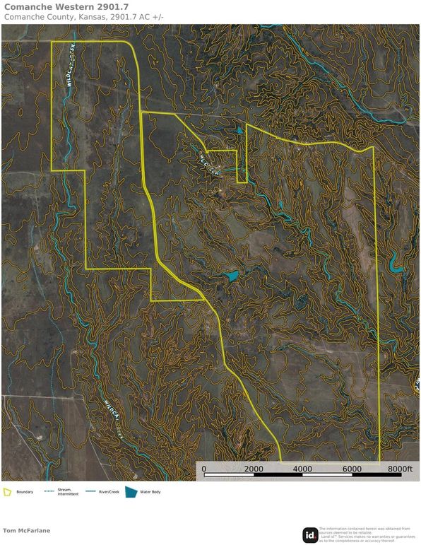 Comanche Western 2901 Topo