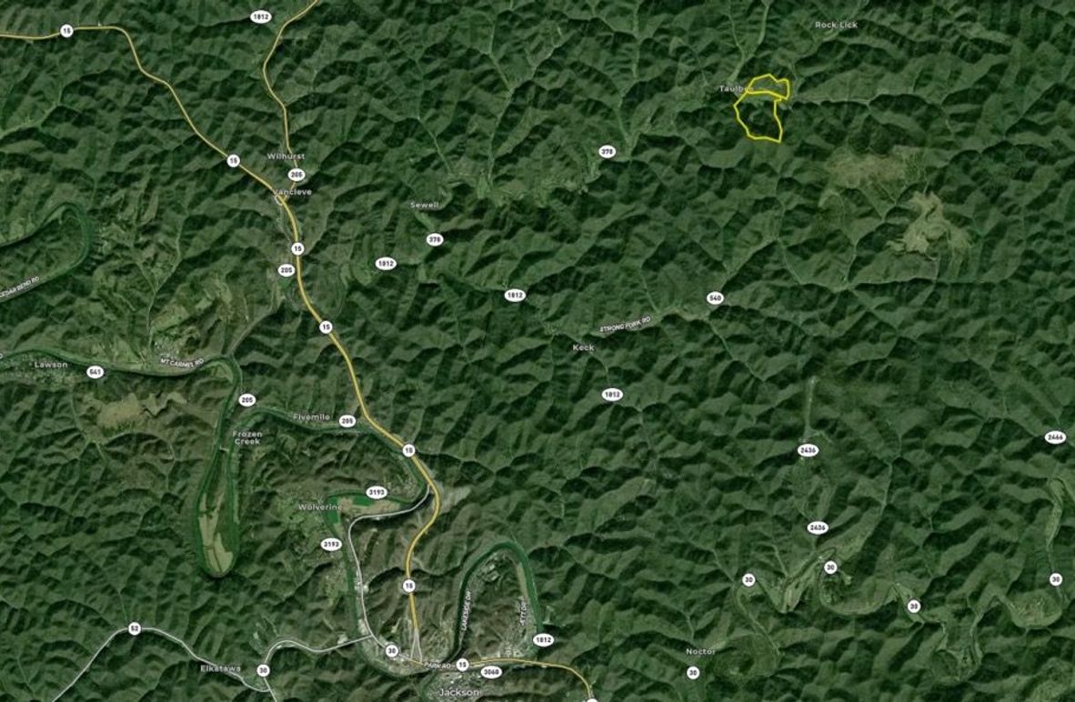 124 Breathitt 142 Land ID map zoomed out
