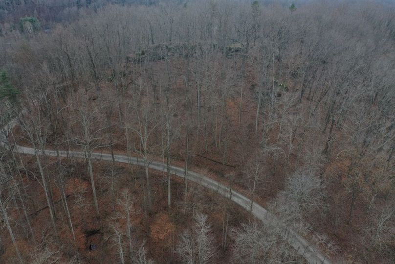 015 low elevation aerial drone view of the south area of the property
