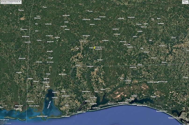 Aerial #6 Approx. 53 Acres Conecuh County, AL