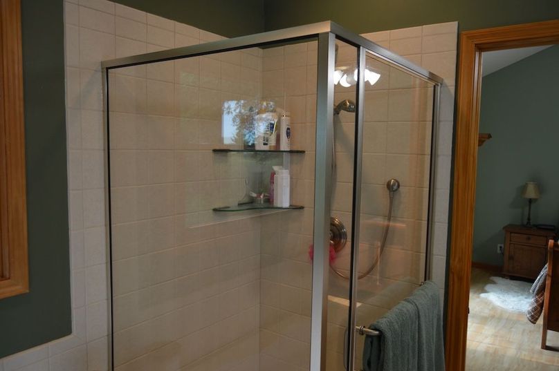 Master shower