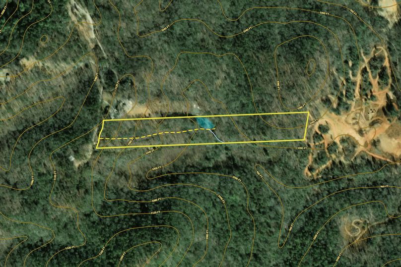 Aerial with Contour Lines