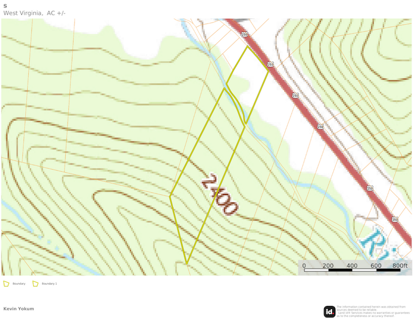Rand Co WV 9.74 Sainato map 2 topo