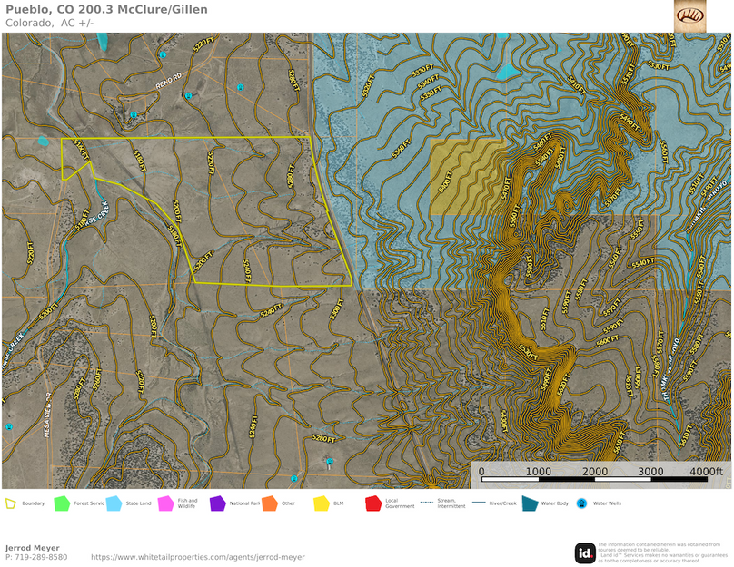 Pueblo, CO 200.3 McClure_Gillen Aerial 3 Topo