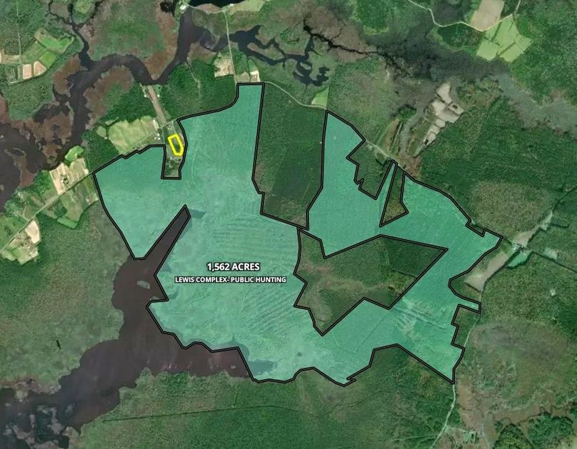 3ac_LewisLn_DORCHESTER_Public Hunting MAP