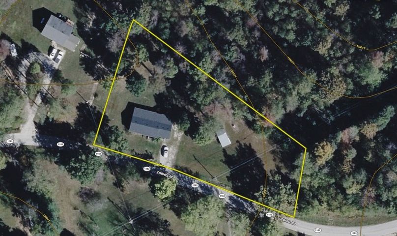 029 the overhead map of the lot showing placement of the structures