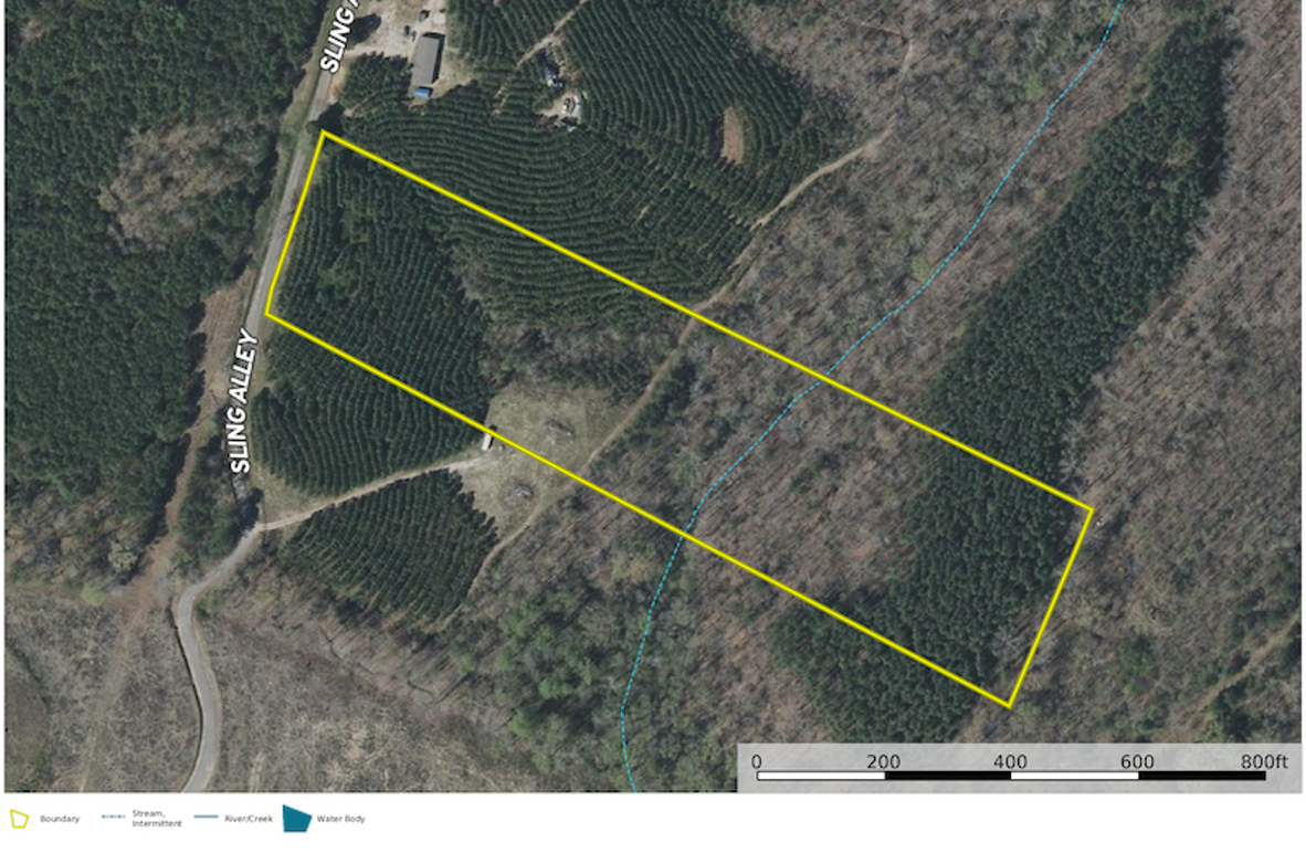 Aerial Map - Chattooga 10 Ac.