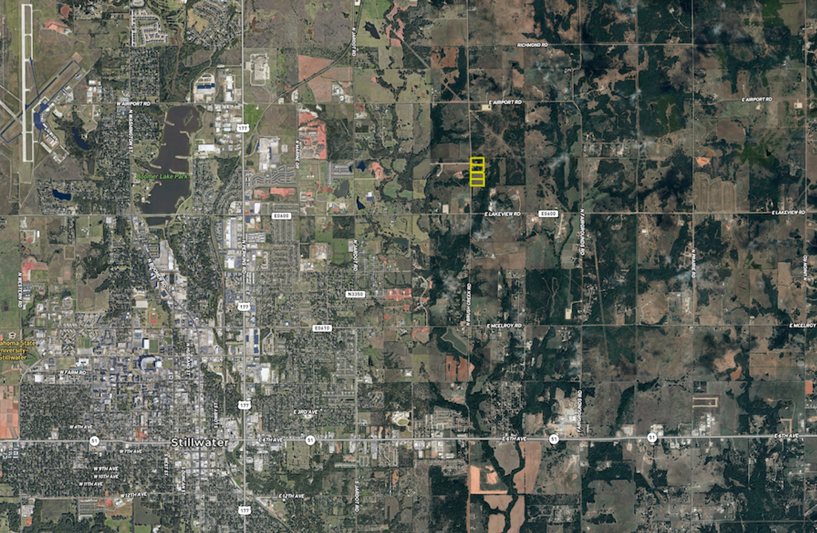 Payne Brush Creek Lots Aerial 3